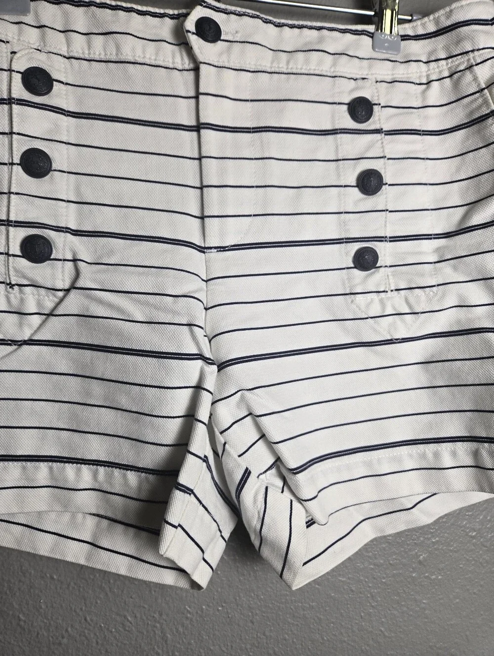 FALL SALE! Tommy Hilfinger Sailor Nautical Striped Shorts Size 12